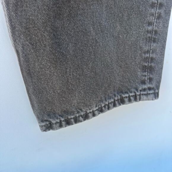 Zara Brown Denim Straight Leg High Rise Jeans Tik Tok Viral Straight Leg Size 4 - Picture 6 of 11